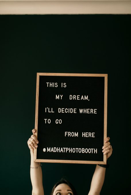 mad hat photo booth wedding and events photo booth hire with white and gold sequins backdrop