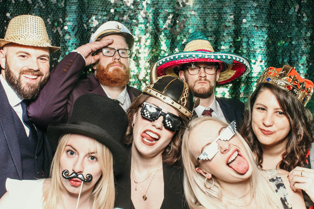 wedding photo booth hire for a stroud events with mad hat photo booth gloucestershire