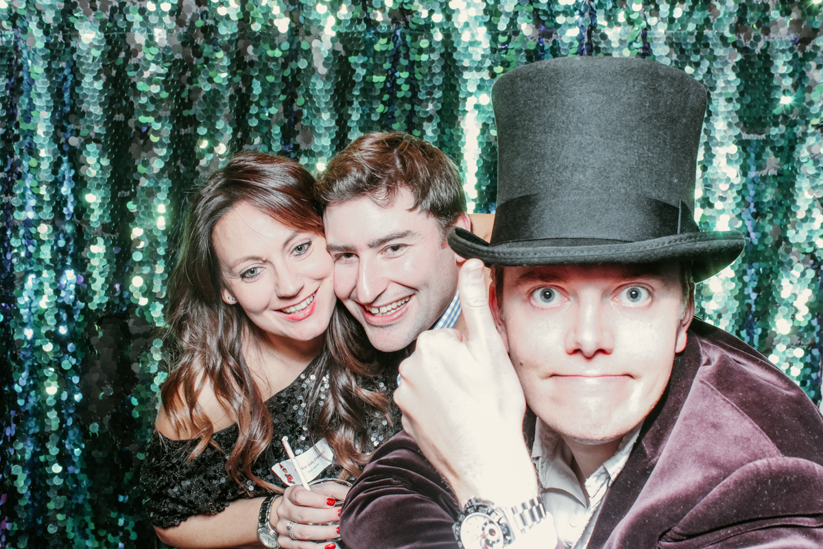 Christmas party photo booth hire