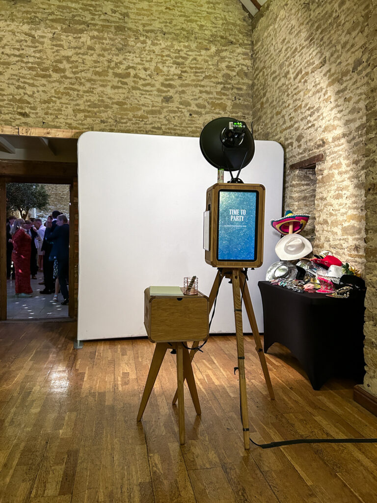 The Great Barn, Banbury, PHOTO BOOTH SETUP