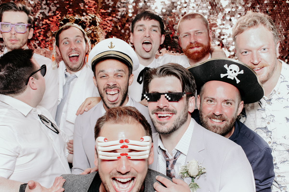 Kingscote Barn wedding photo booth