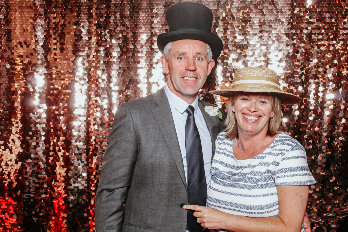 quality photo booth prints for a wedding in gloucestershire 