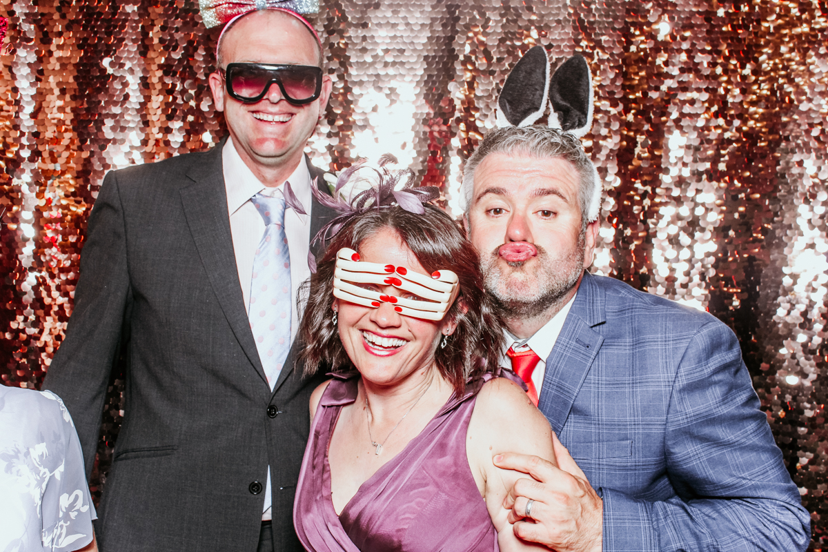 guests during a wedding reception at Clearwell Castle wedding 