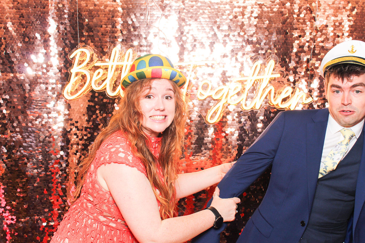 guests having fun during a hyde house wedding in cotswolds