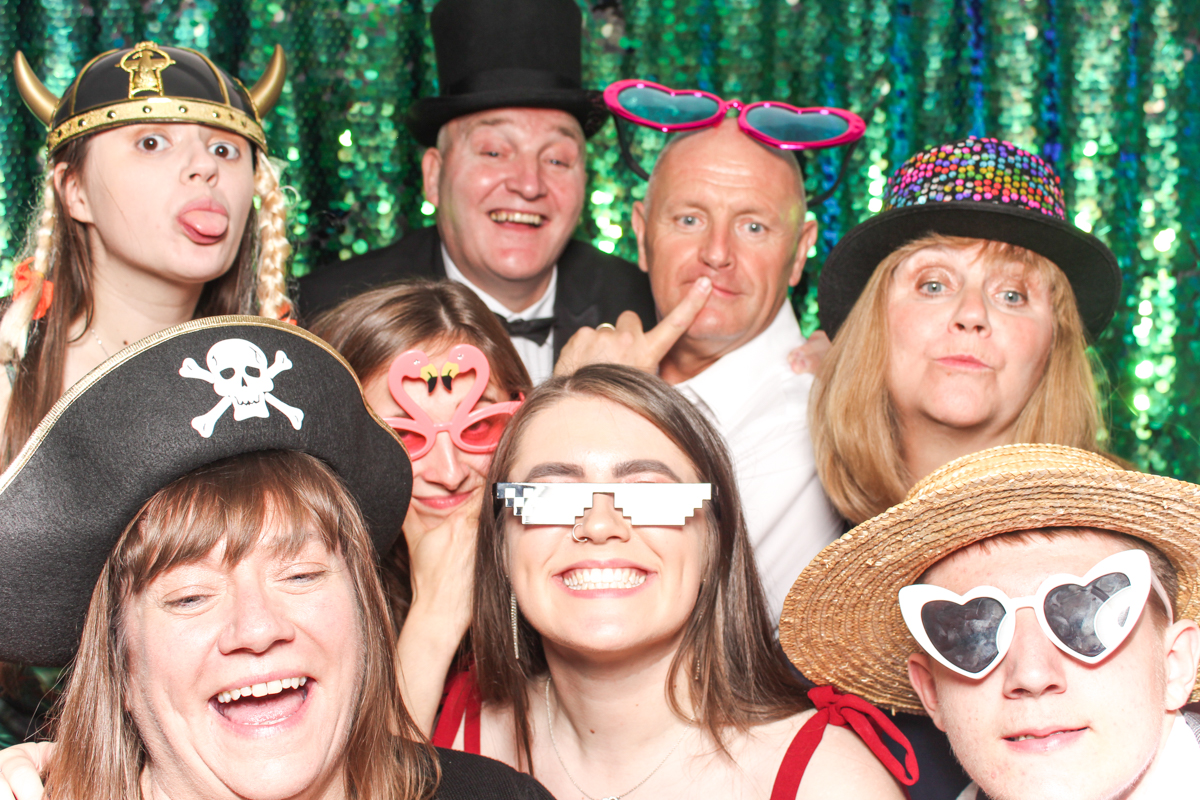 Stourport Manor Hotel photo booth for a wedding reception