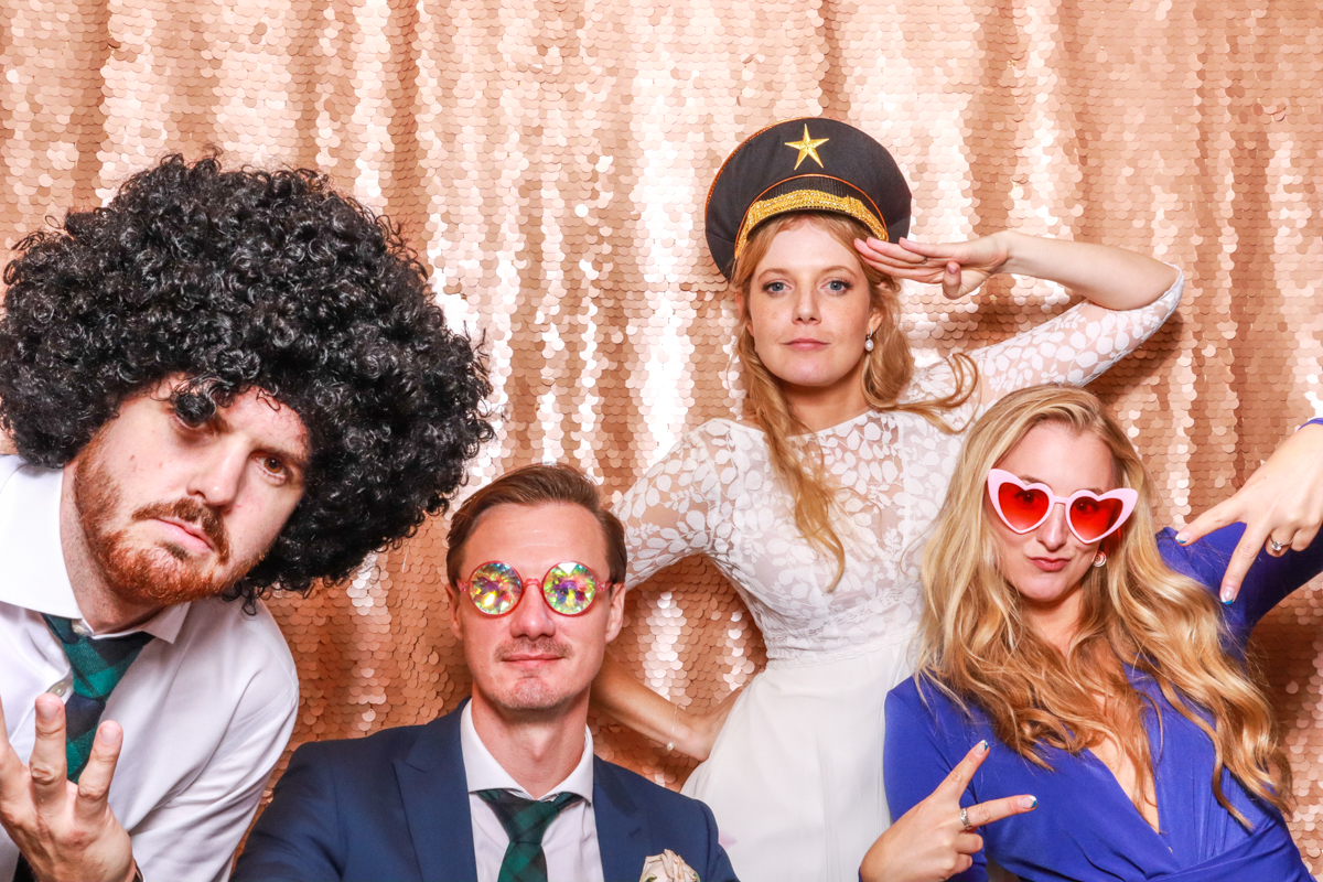 cotswolds photo booth hire for a lapstone barn wedding 