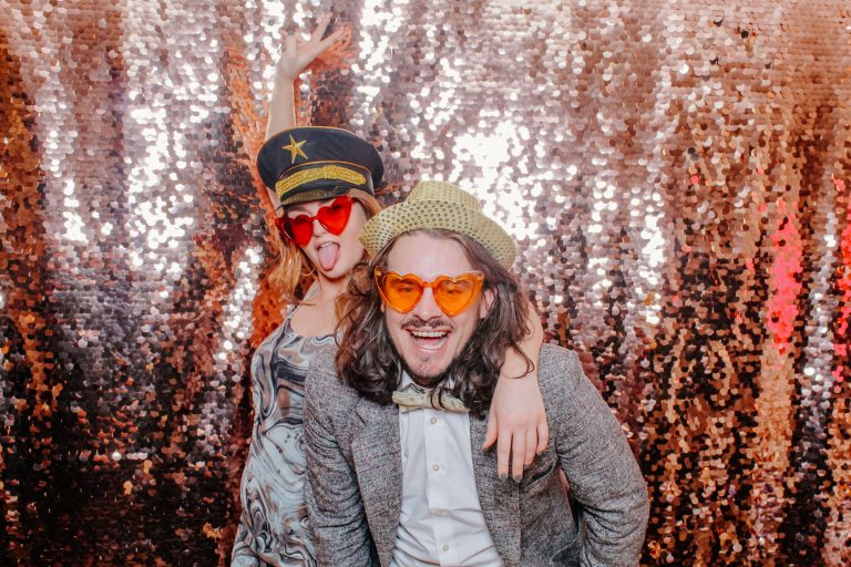 wedding photo booth party at old gore by yard space