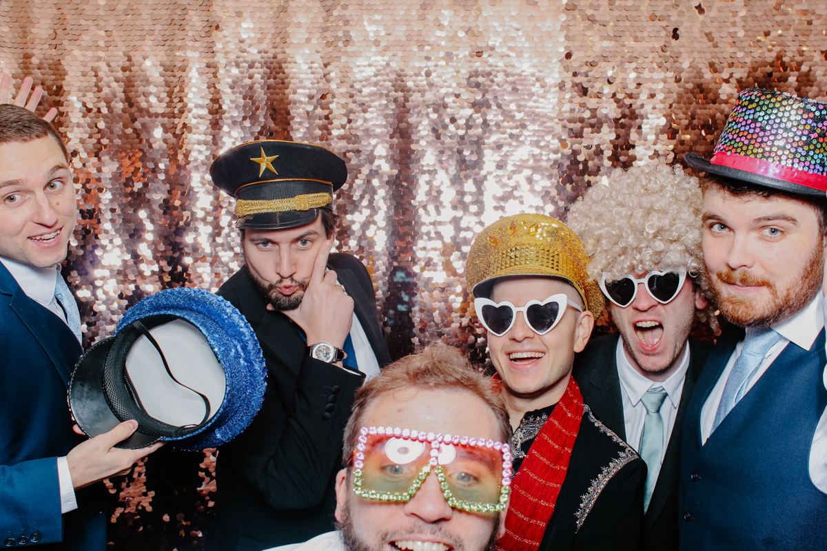 fun lapstone photo booth event for a Cotswolds wedding