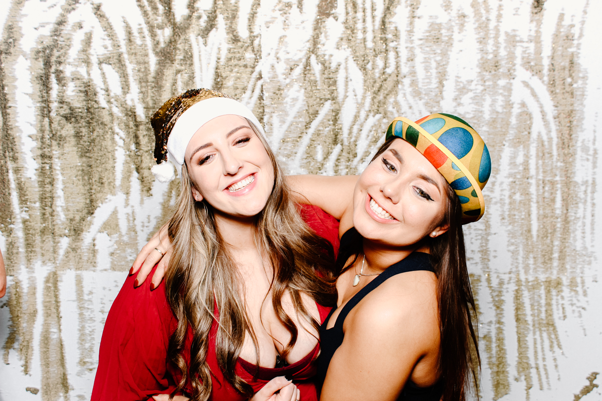 guests during a photo booth event at the painswick hotel