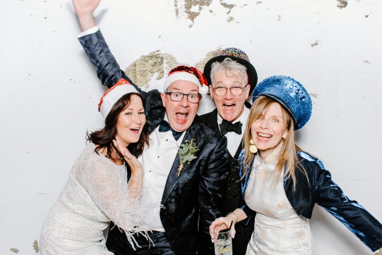 white sequins backdrop for the painswick hotel wedding