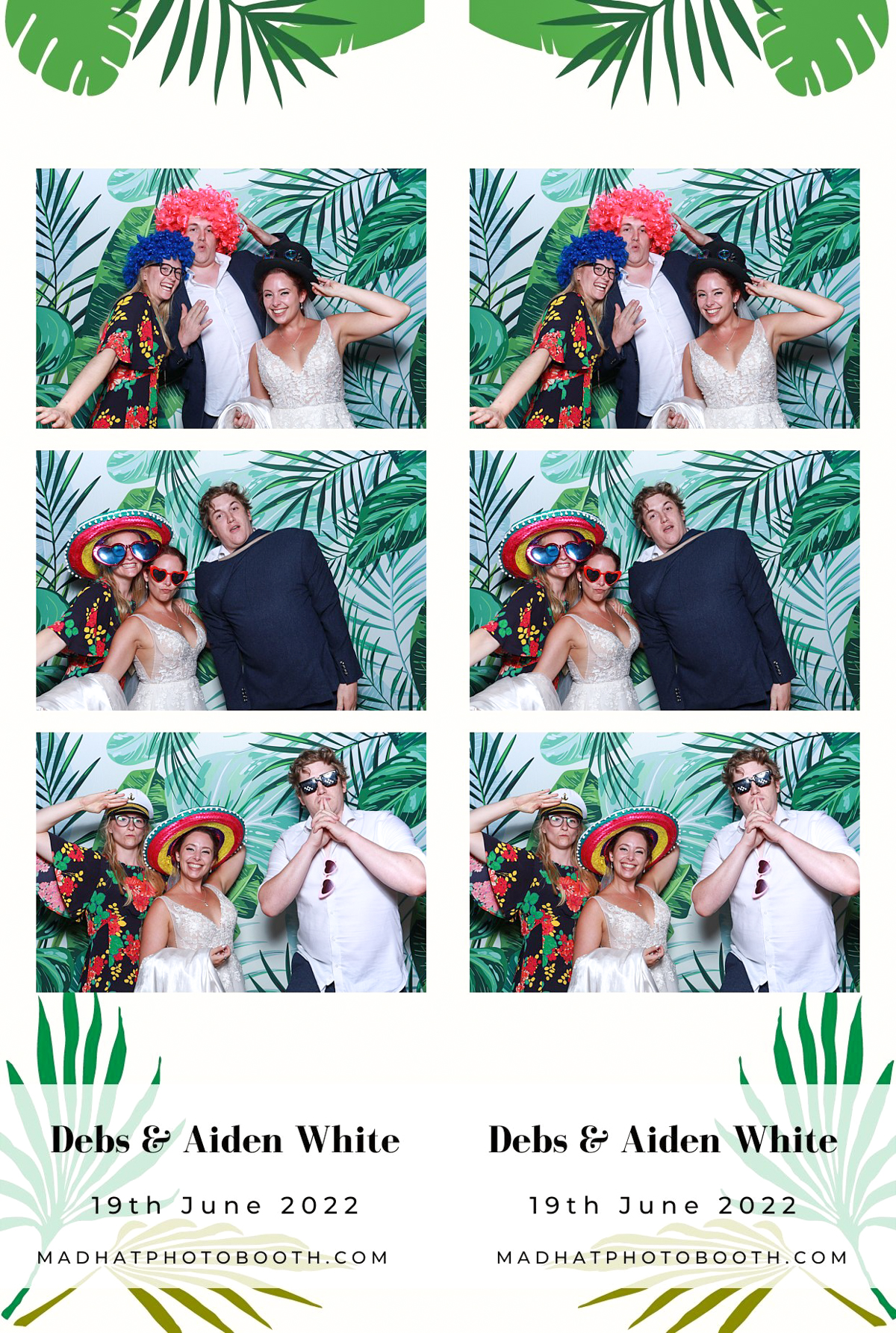 Custom photo booth prints Cotswolds photo booth hire