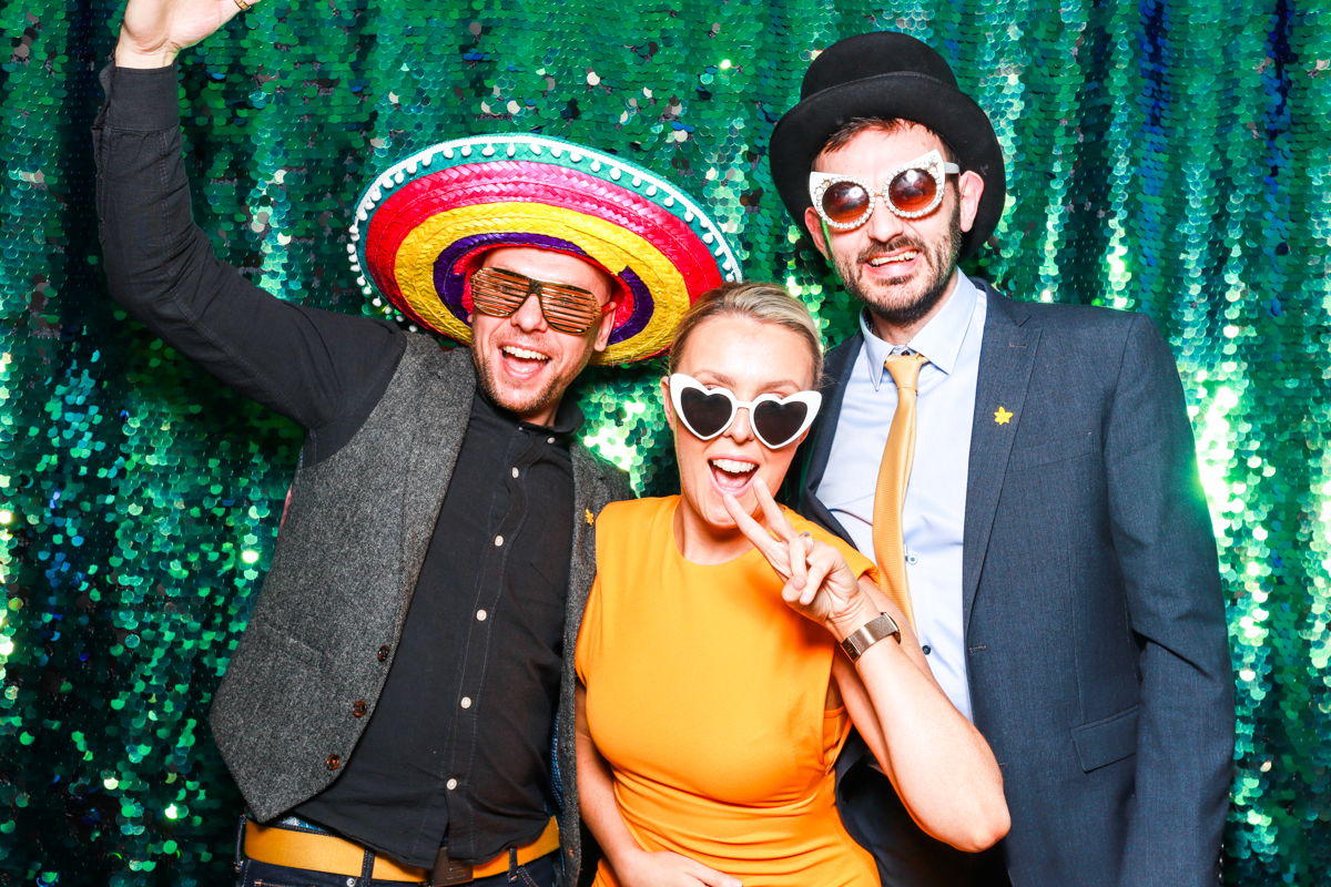 Swallows Nest Barn Wedding photo booth hire