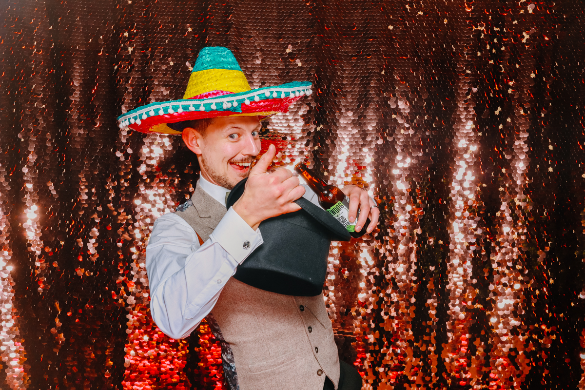 Cotswolds photo booth hire at stone barn 