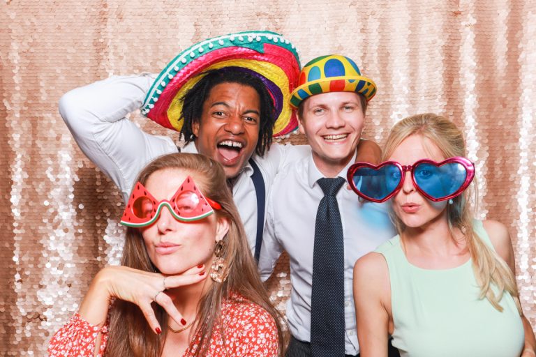 fun wedding entertainment during a tetbury photo booth hire in cotswolds