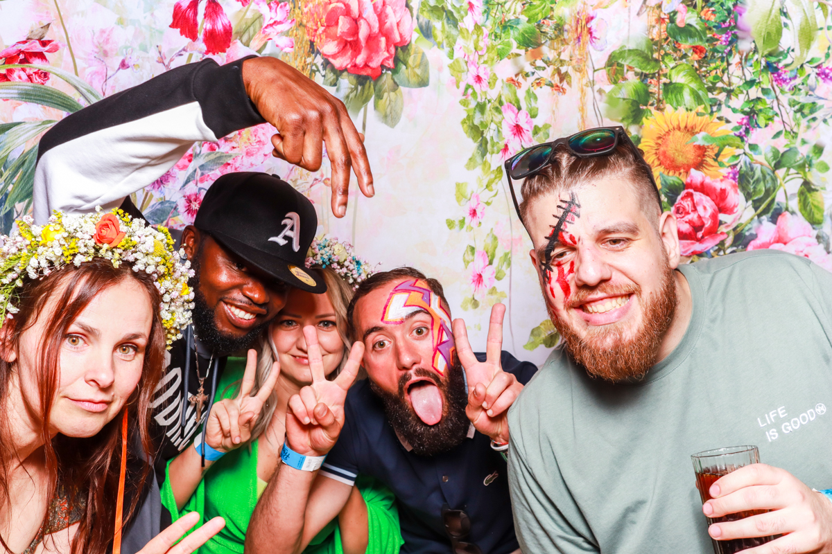 corporate party photo booth 