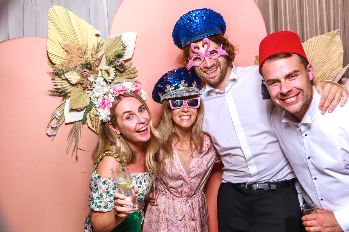 manor by the lake wedding photo booth hire