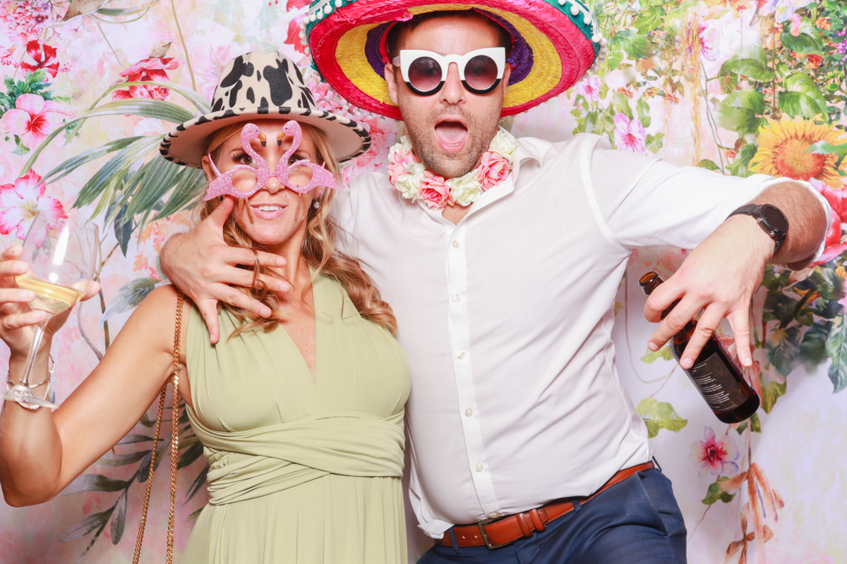 best photo booth hire for a cotswolds wedding in the slaughters