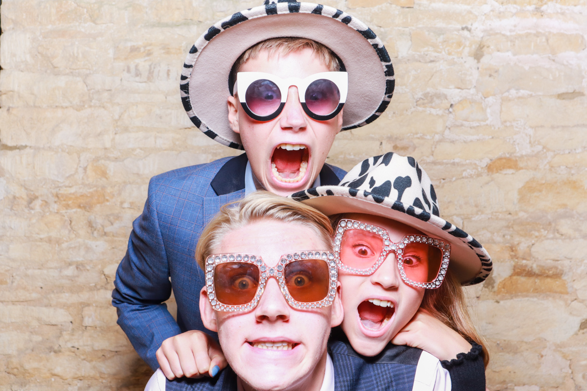 Old Gore Barn Wedding Venue Cotswolds photo booth