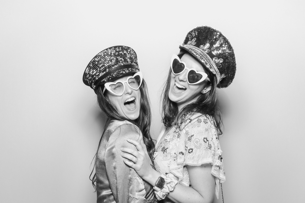 fun black and white photo booth 