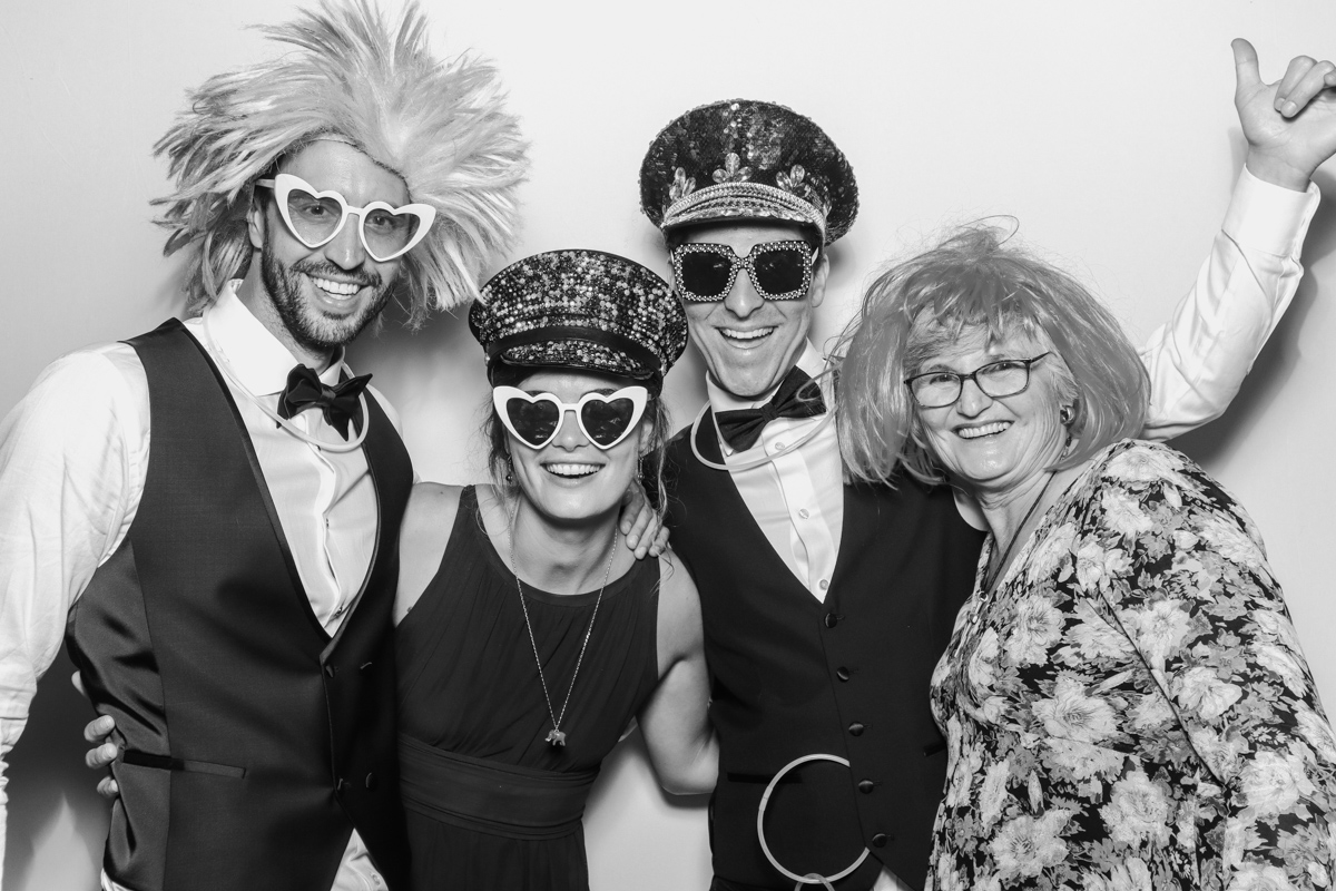Cotswolds photo booth black and white
