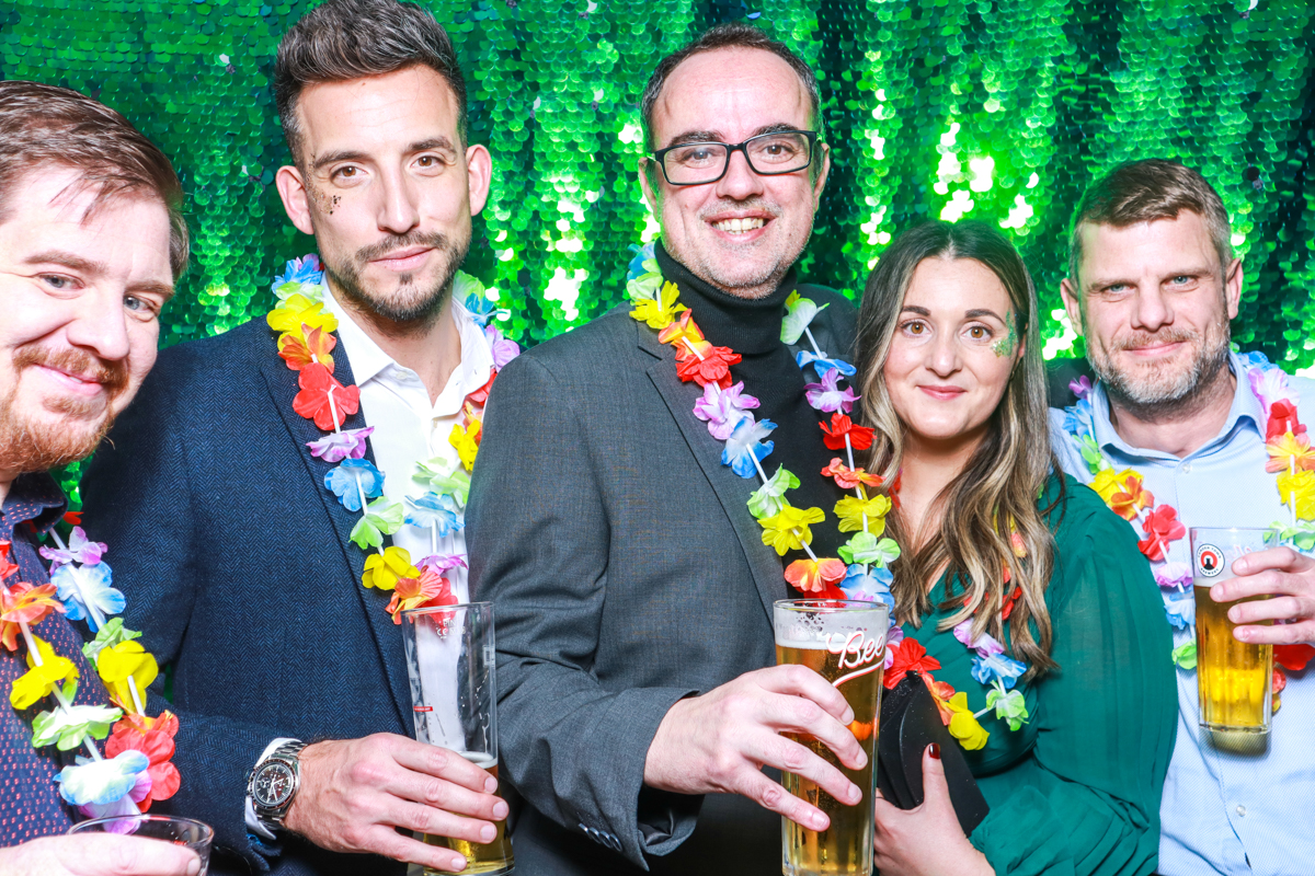 corporate christmas party photo booth hire 