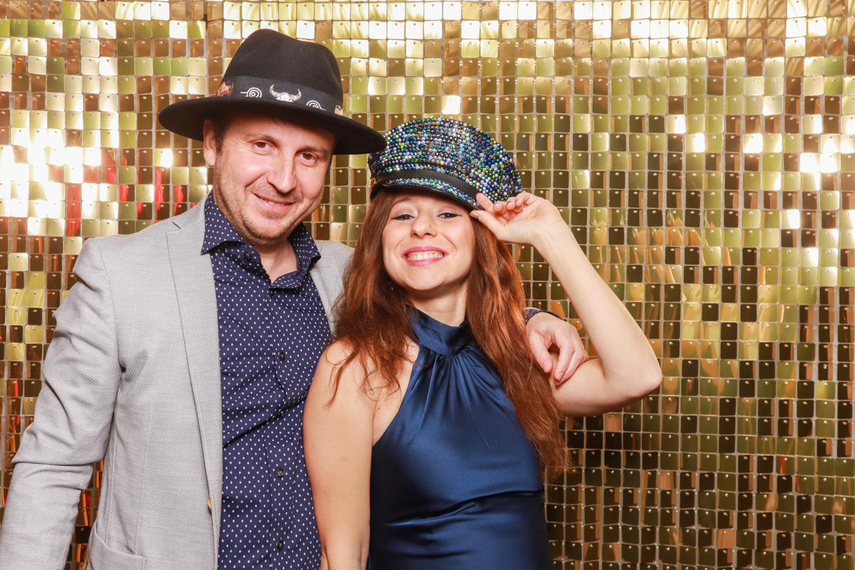 party entertainment Photo Booth shimmer wall