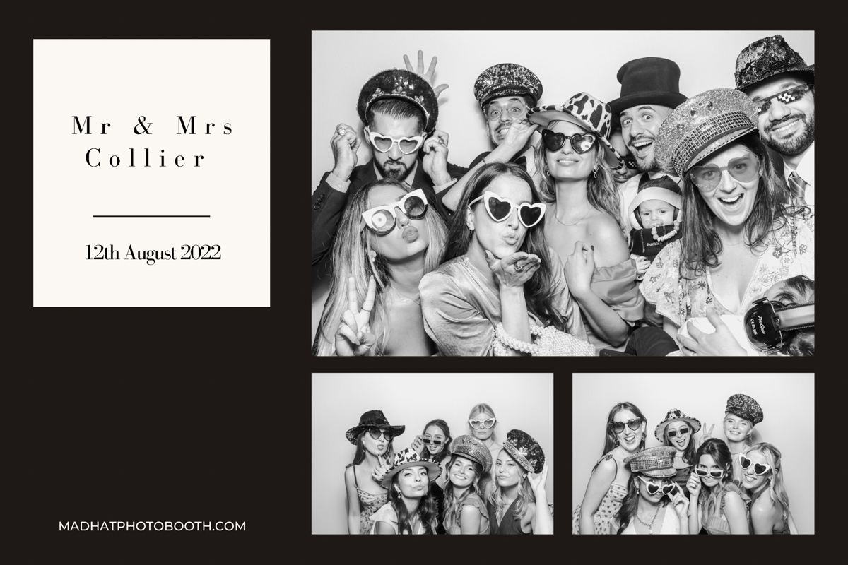 Large prints design for b&w photo booth style prints