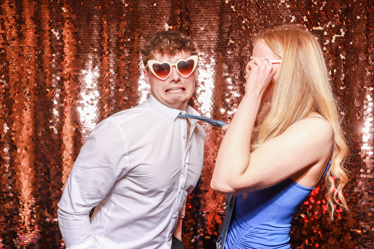 fun photo booth for a birthday party entertainment