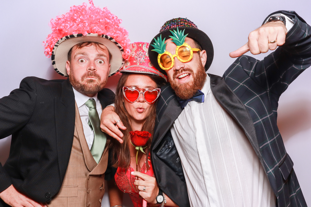 guests having a fun time during a cotswolds wedding party