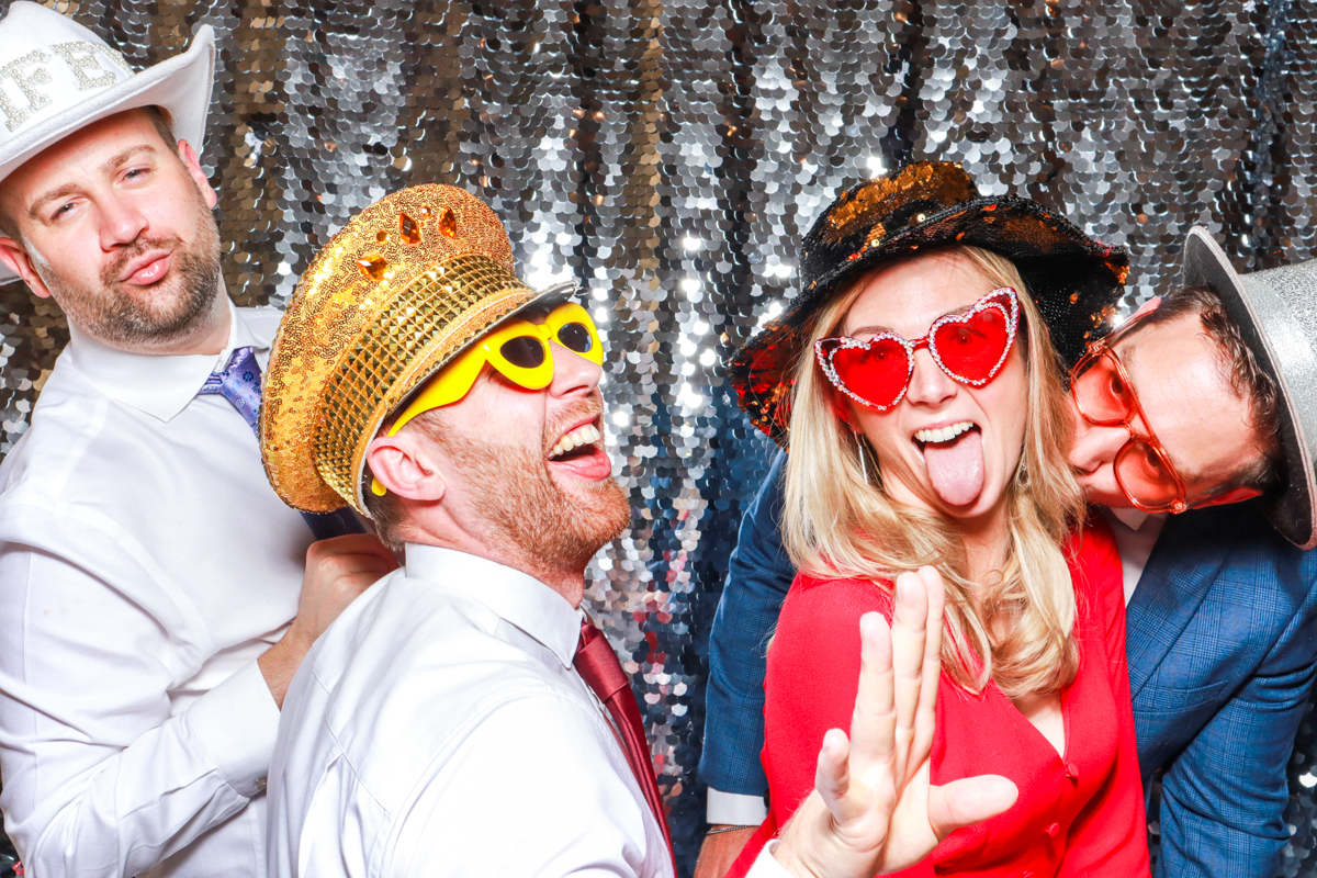 best photo booth hire at Caswell House wedding venue