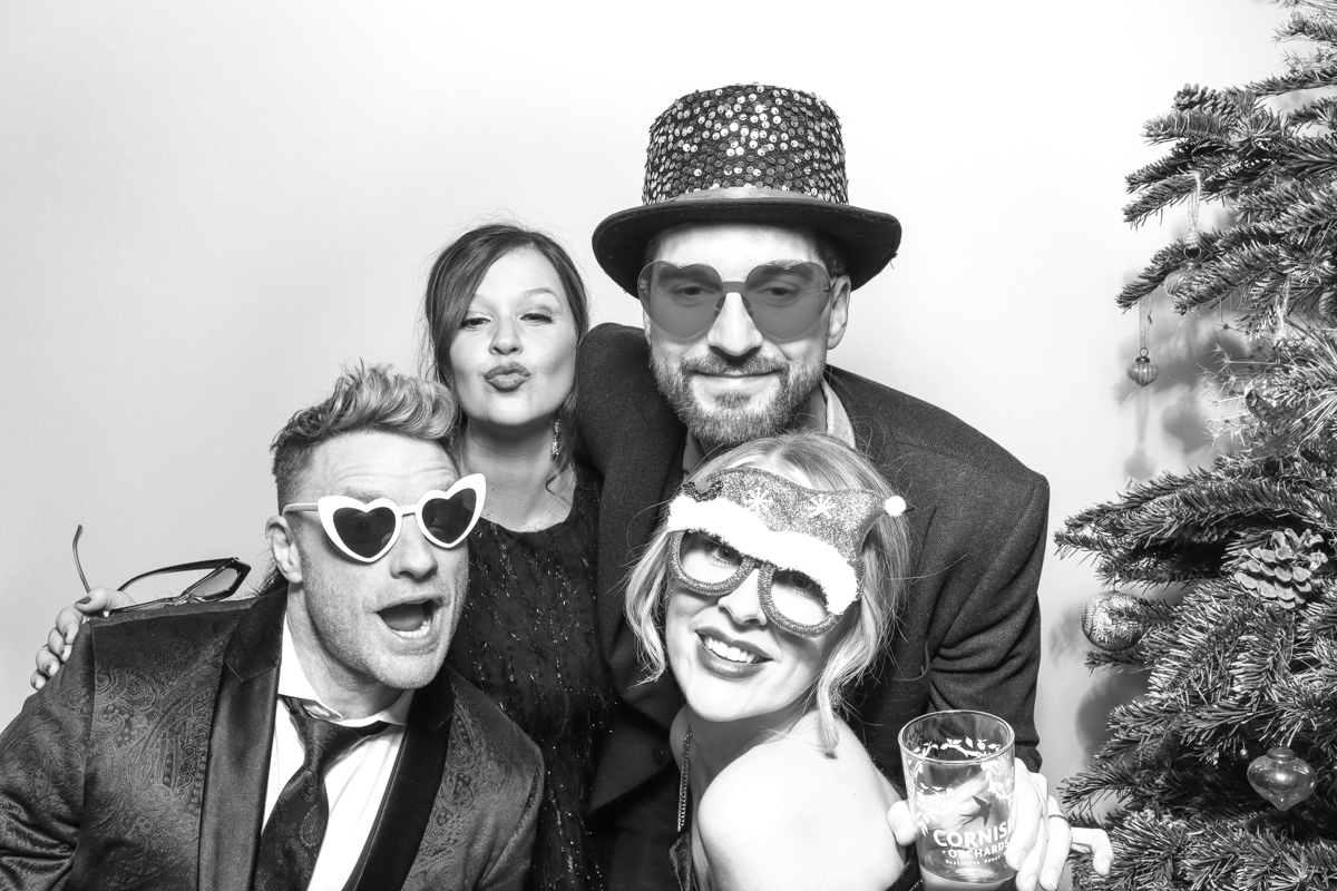 Yard Space wedding entertainment black and white photo booth hire