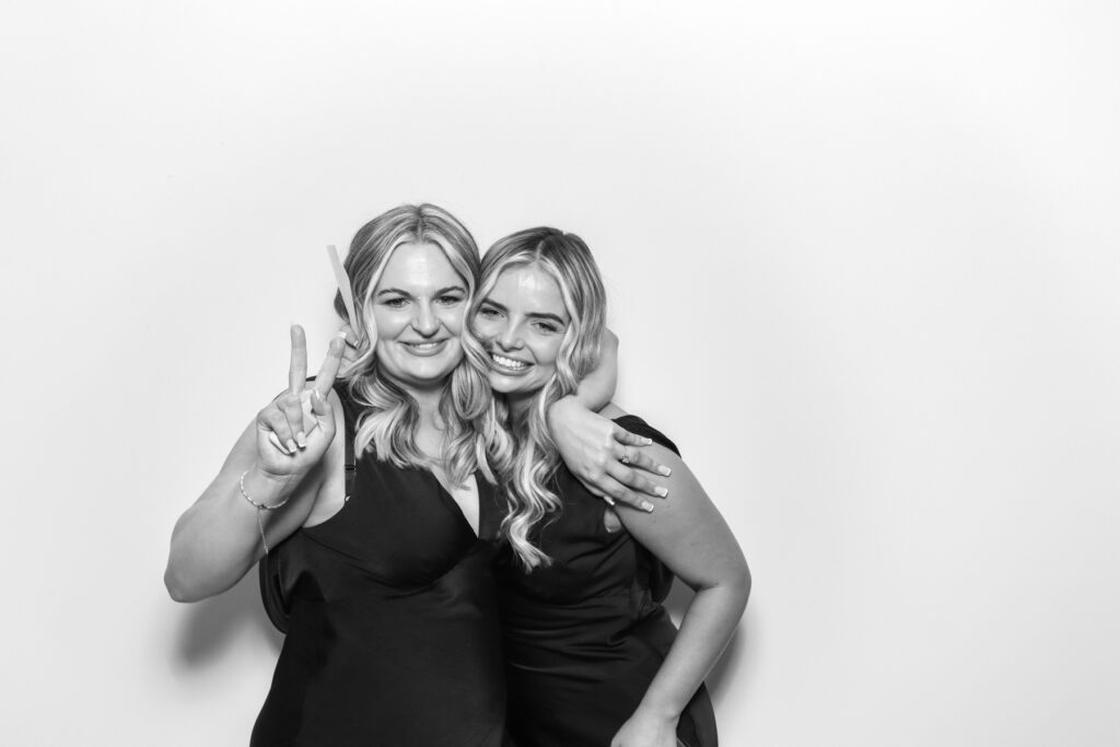 b&w filter for kardashian style selfie pod hire for an affordable party entertainment