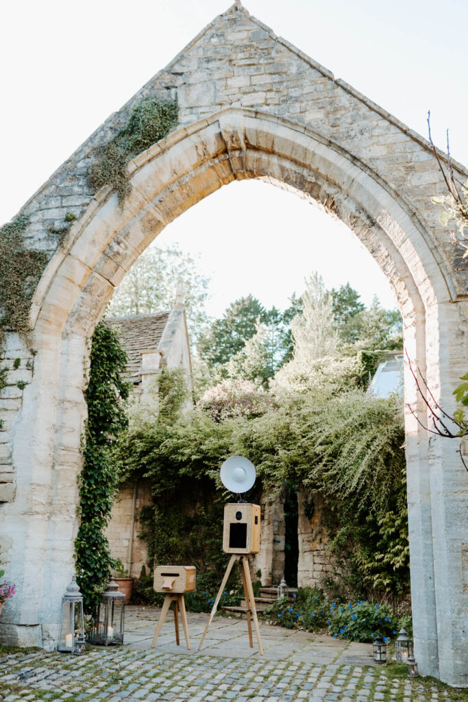 modern wedding photo booth rental for a party entertainment in the cotswolds