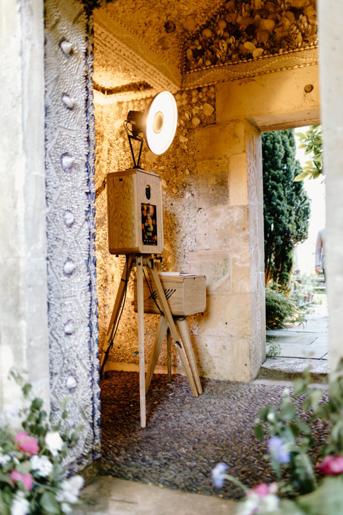 modern wedding photo booth rental for a luxury party entertainment in the cotswolds