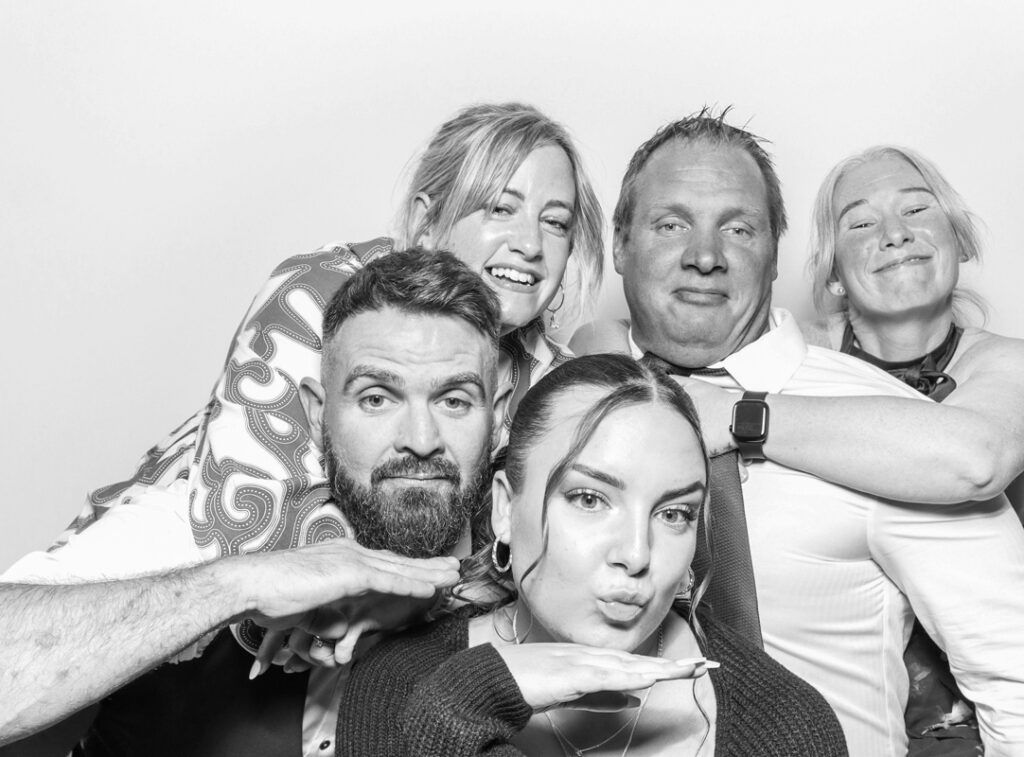 best bristol party entertainment with the B&W kardashian style prints