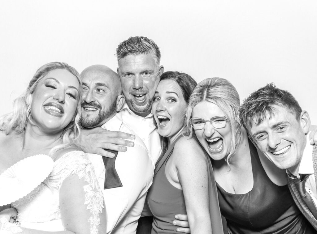 B&W Kardashian style filter for an armada house photo booth rental, with the best party entertainment for weddings, corporate events and private parties