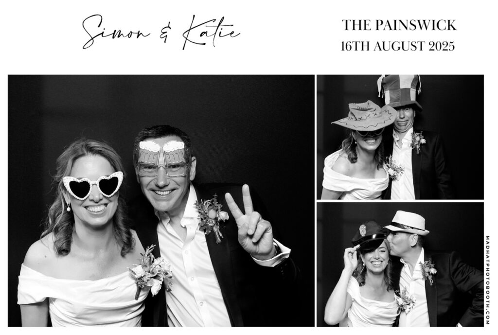 B&W prints for the painswick hotel photo booth hire in stroud
