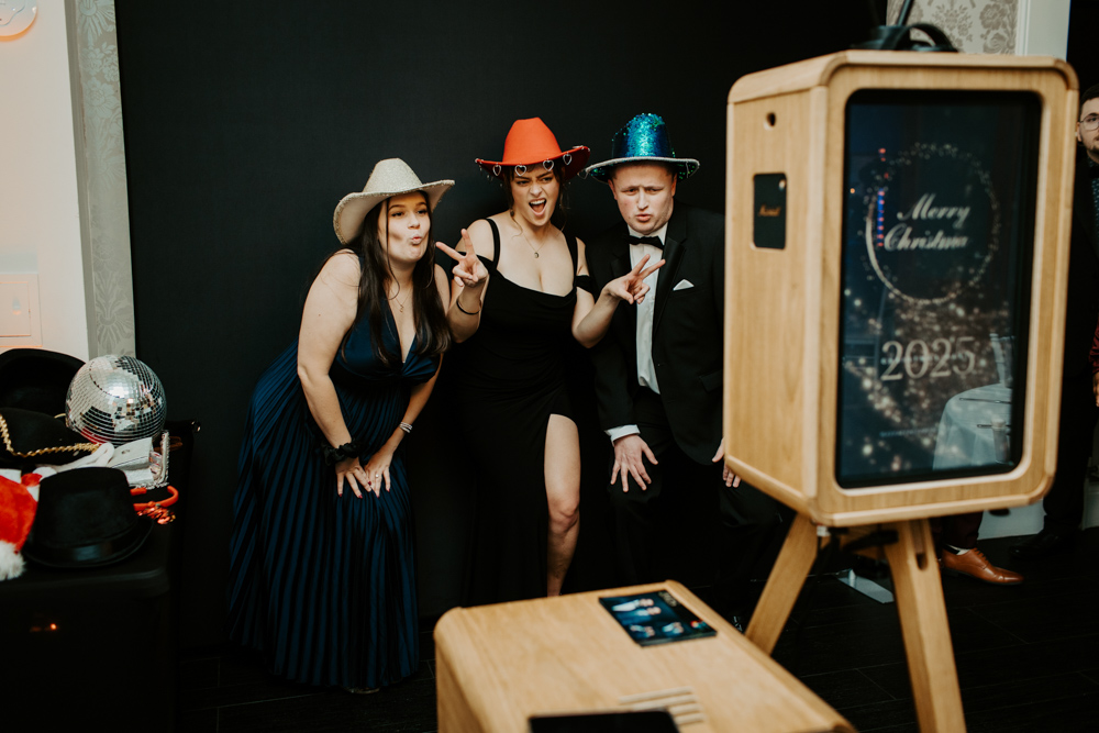 photo booth hire for a corporate event at Botleys Mansion