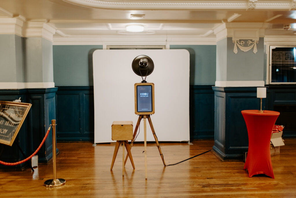 Icon premium photo booth hire for a corporate event during an oxford town hall corporate party entertainment