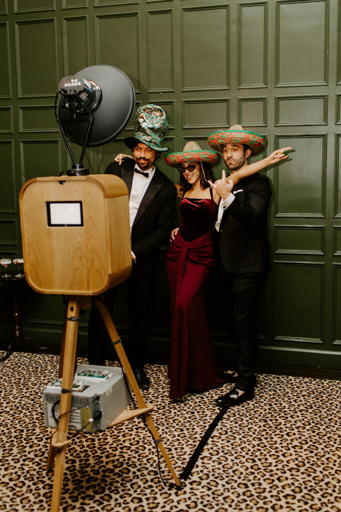 premium photo booth hire at dumbleton hall wedding venue